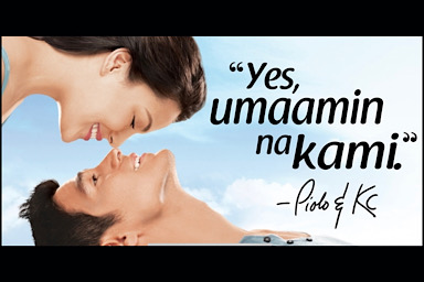 Century Tuna's controversial teaser billboard featuring ex-lovers KC and Piolo.